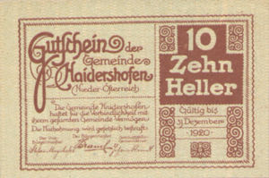 Austria, 10 Heller, FS 335Ib