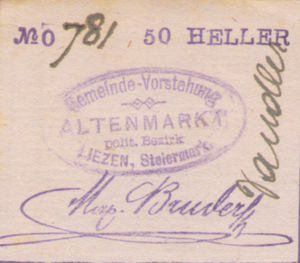 Austria, 50 Heller, FS 28Ib