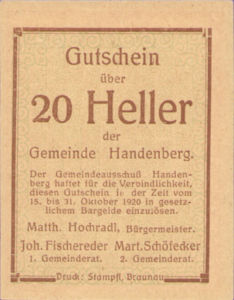 Austria, 20 Heller, FS 347a