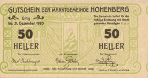 Austria, 50 Heller, FS 388IIa