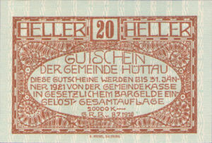 Austria, 20 Heller, FS 401a