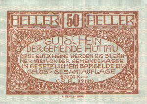 Austria, 50 Heller, FS 401a