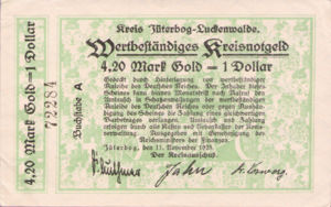 Germany, 4.2 Gold Mark, J006c