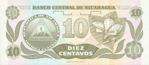 Nicaragua, 10 Centavo, P169a v1, BCN B63a