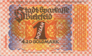 Germany, 4.20 Gold Mark, 97