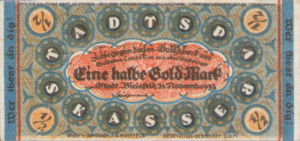 Germany, 0.5 Gold Mark, 98