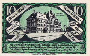 Germany, 10 Pfennig, 1357.2