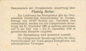 Austria, 50 Heller, FS 63IaI