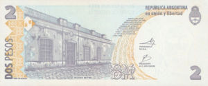 Argentina, 2 Peso, P352 K