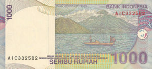 Indonesia, 1,000 Rupiah, P141d, BI B97d