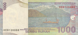 Indonesia, 1,000 Rupiah, P141l, BI B97l