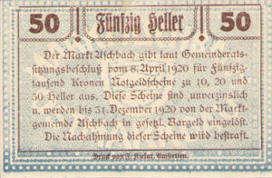 Austria, 50 Heller, FS 55b
