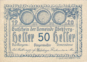 Austria, 50 Heller, FS 1aII
