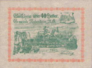 Austria, 40 Heller, FS 808SSIf