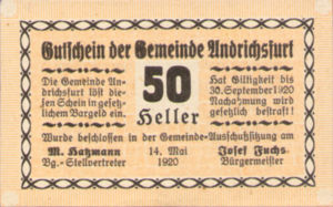 Austria, 50 Heller, FS 41