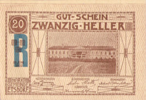 Austria, 20 Heller, FS 190g