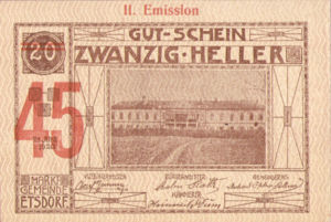 Austria, 45 Heller, FS 190i