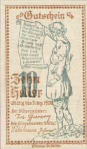 Austria, 10 Heller, FS 110a