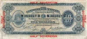 Australia, 10 Shilling, P3b