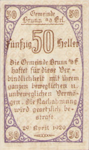 Austria, 50 Heller, FS 110a