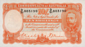 Australia, 10 Shilling, P21