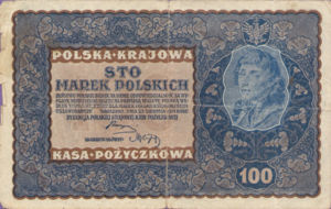 Poland, 100 Mark, P27 v2