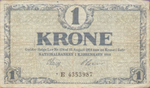 Denmark, 1 Krone, P12d