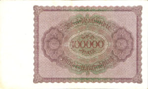 Germany, 100,000 Mark, P83a v1