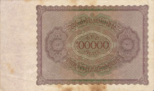 Germany, 100,000 Mark, P83a v2