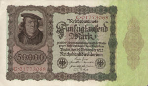 Germany, 50,000 Mark, P80