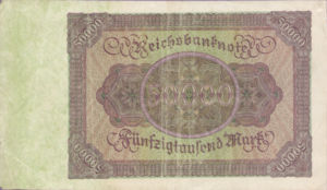 Germany, 50,000 Mark, P80
