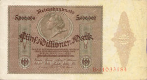 Germany, 5,000,000 Mark, P90