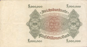 Germany, 5,000,000 Mark, P90