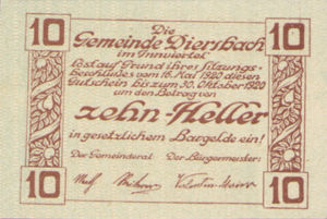 Austria, 10 Heller, FS 122a