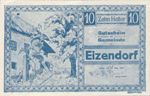 Austria, 10 Heller, FS 170b