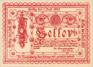 Austria, 10 Heller, FS 150a