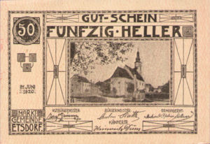 Austria, 50 Heller, FS 190a