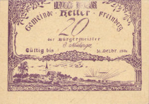 Austria, 20 Heller, FS 211Ic