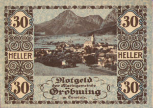 Austria, 30 Heller, FS 289a