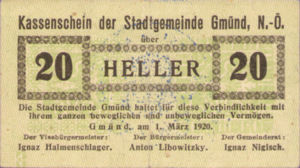 Austria, 20 Heller, FS 239a1.1