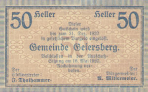 Austria, 50 Heller, FS 227a