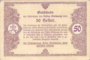 Austria, 50 Heller, FS 245IIIb