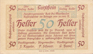 Austria, 50 Heller, FS 334Ia