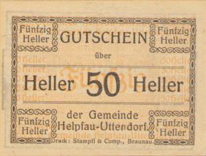 Austria, 50 Heller, FS 365Ia