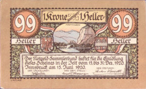 Austria, 99 Heller, FS 412IIa