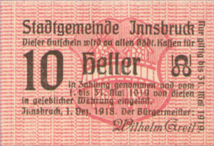 Austria, 10 Heller, FS 409b