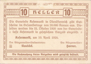 Austria, 10 Heller, FS 429