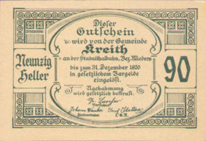 Austria, 90 Heller, FS 471a