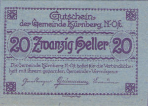 Austria, 20 Heller, FS 490a