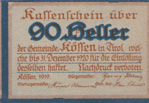 Austria, 90 Heller, FS 468ax